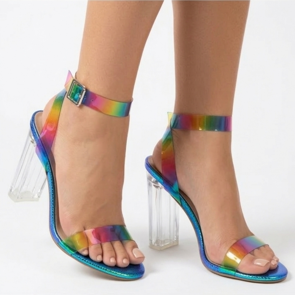 Gorgeous Rainbow Fashion 🩴 NWB ❤️